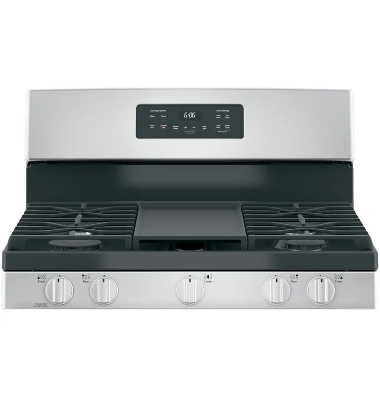 Ge Appliances JGBS66REKSS 30 in. 5.0 cu. ft. Freestanding Gas Range with Griddle