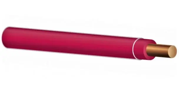 Encore Wire 105100703060 copper THHN 14 solid - red