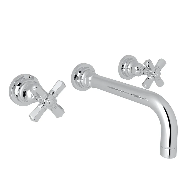 Rohl A2307XMAPCTO-2 San Giovanni Wall Mount Lavatory Faucet