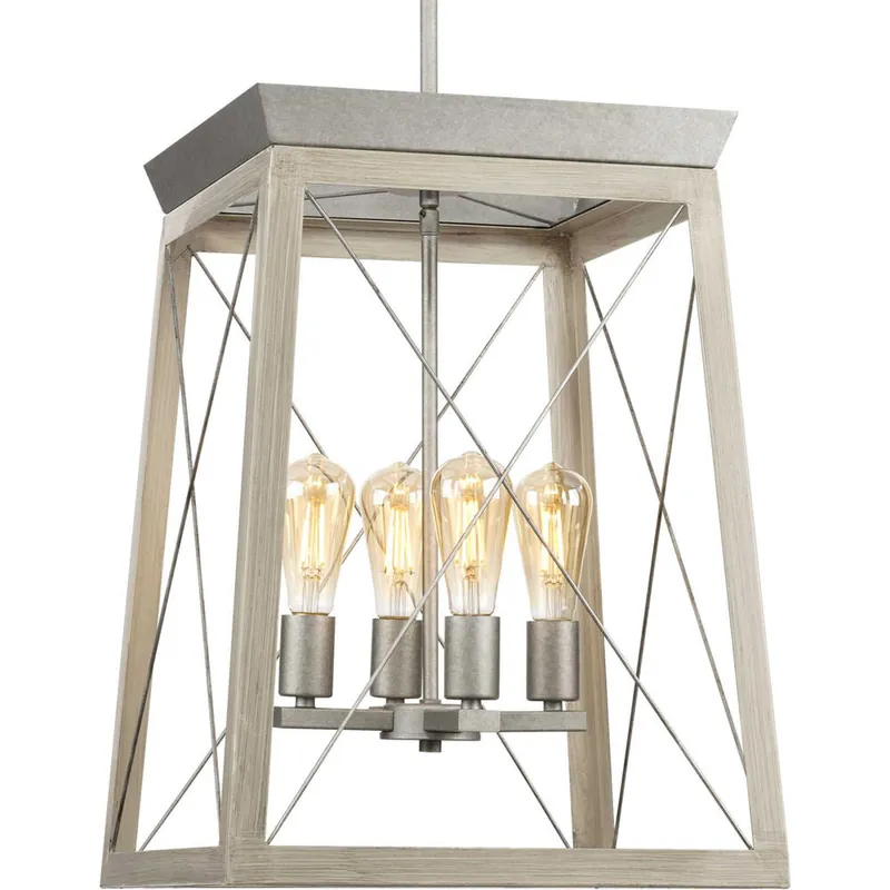 Progress Lighting P500178-141 Briarwood 4 Light 60W Hall And Foyer Light