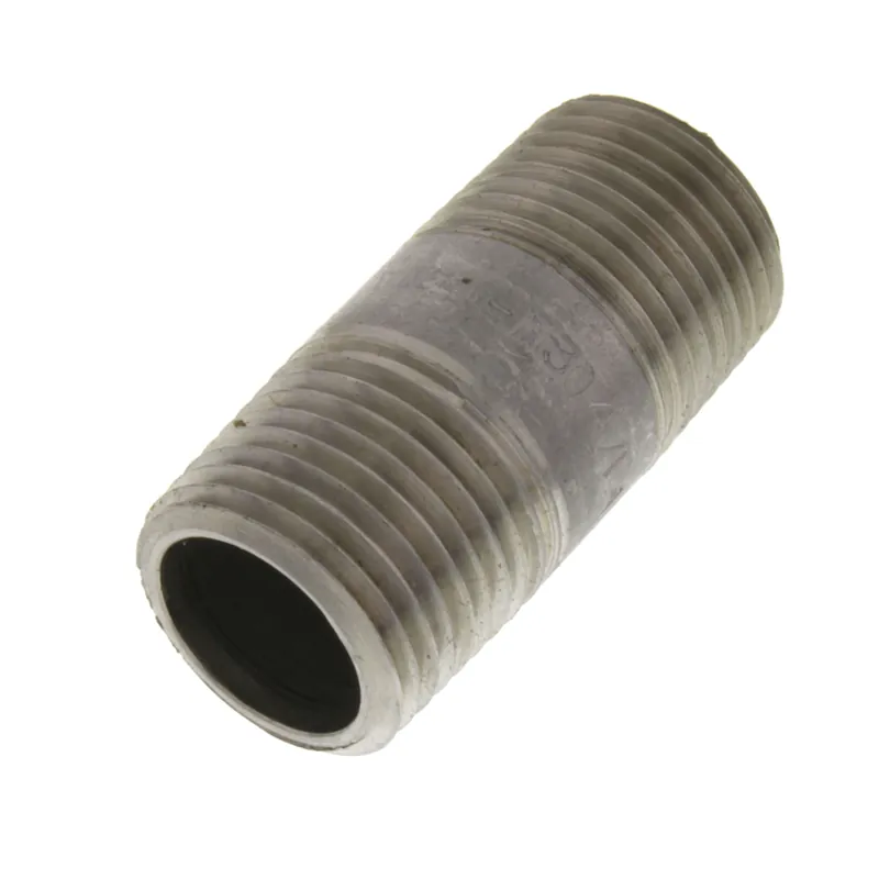 Merit Brass 4008-175 Stainless Steel Nipple 1/2 inches x 1-3/4 inches