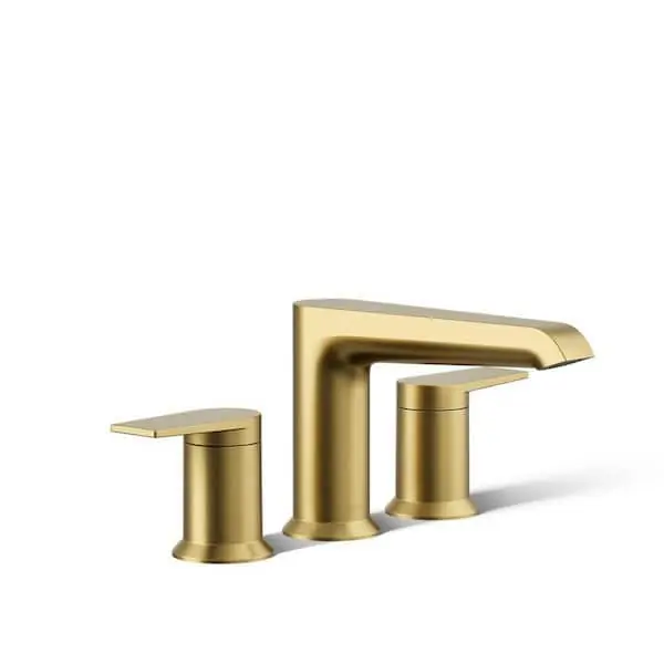 Kohler T25740-4-2MB Hint Two-Handle Deck-Mount Bath Faucet Trim 10.0 GPM