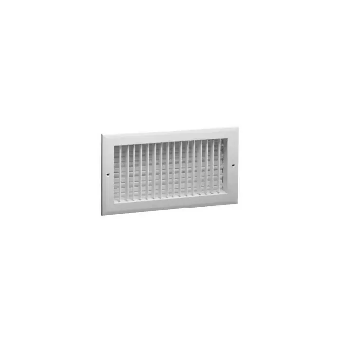 Hart & Cooley 022443 A618ms 8 inchesX6 inches Register Double Deflection Aluminum
