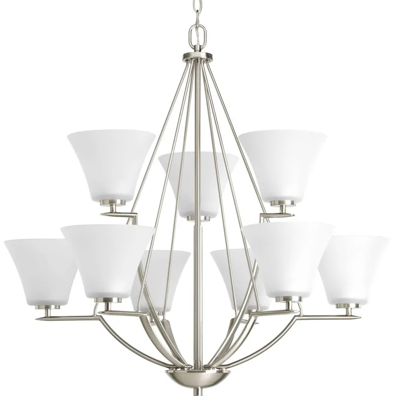 Progress Lighting P4625-09 Bravo 9-Light 100W Chandelier