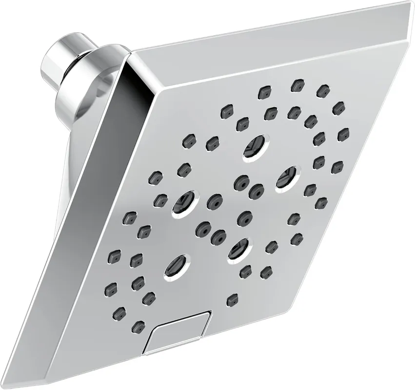 Delta Faucet 52664-PR 5-Spray H2Okinetic Raincan Shower Head