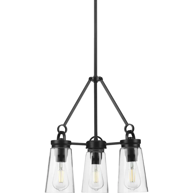 Progress Lighting P400235-031 Stockbrace 3 Light 16 inch Chandelier
