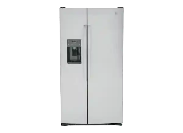 Ge Appliances GSS25GYPFS 25.3-cu ft Standard-Depth 36-in Wide Side-by-Side Refrigerator with Ice Maker, Water and Ice Dispenser