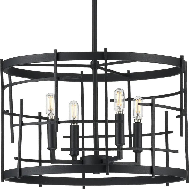 Progress Lighting P400213-031 Torres Collection Four-Light Chandelier