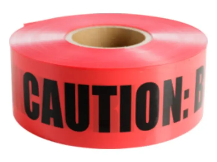 Minerallac 94605 Cully 3 inches x 1000 feet "Buried Electrical Line" Underground Burial Tape, 4 mil