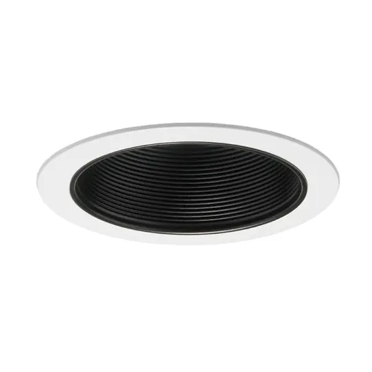 Juno V3025 WWH 6 in Aperture Round Straight Baffle Trim