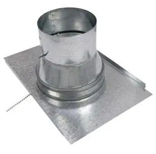 Cody 68868 Reducer Ceiling Box With Damper 6 in L x 8 in W