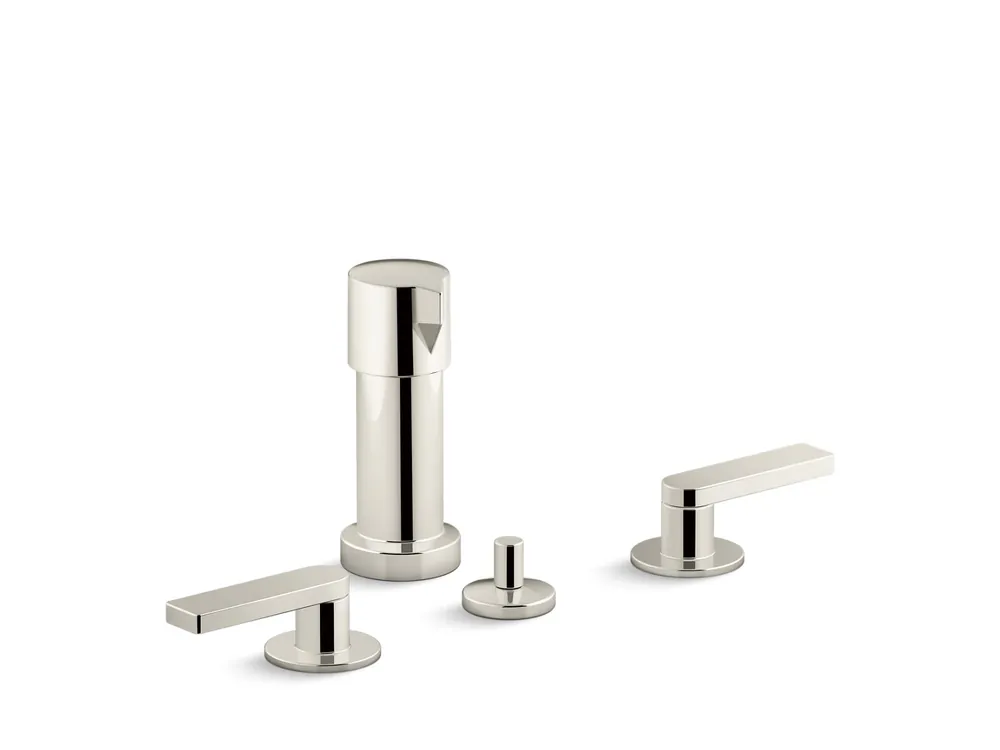 Kohler 73077-4-SN Composed Widespread bidet faucet, Lvr