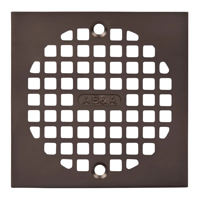 Braxton Harris RSSC338-OB Screw-In Strainer For Use With BHC No. BDSD2-3 and BDSD2-3S Drains (Square/Length: 4.25 in/Width: 4.25 in)