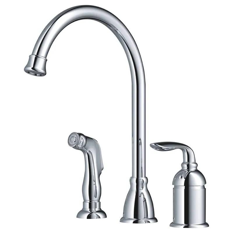 Compass Manufacturing 191-6614 Majestic Single Handle Kitchen Faucet