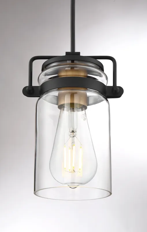 Satco 60-6733 Nuvo by Satco Antebellum Non-Dimmable Traditional Mini Pendant Light Fixture 60 W