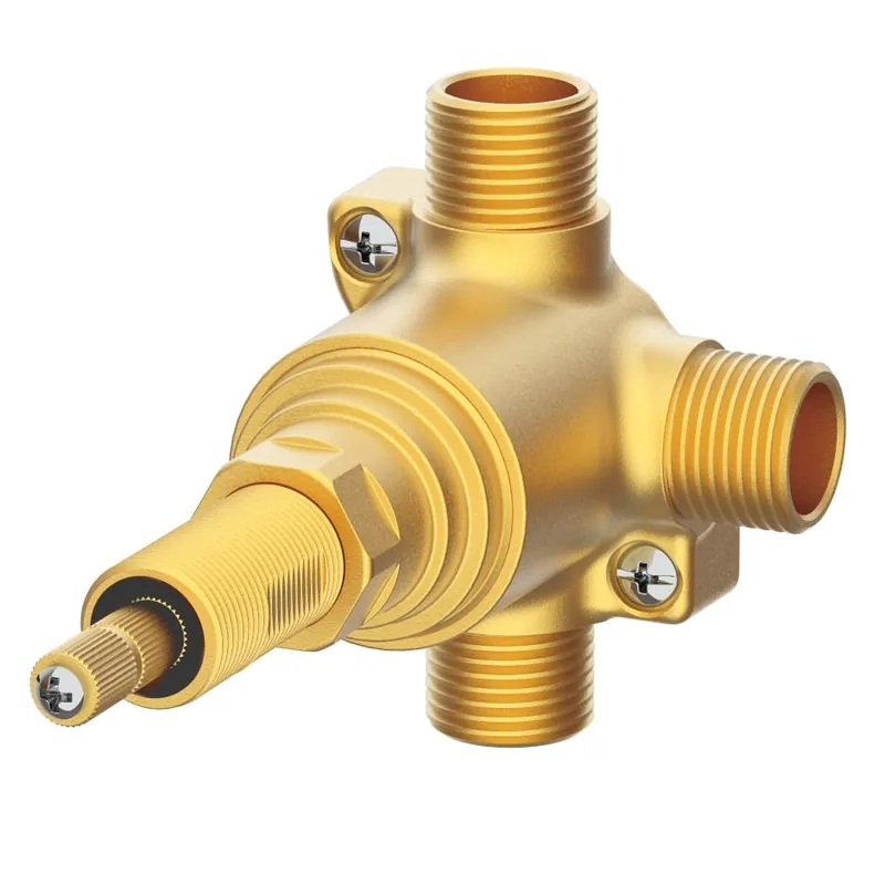 Danze D130510bt Single Handle 1/2 inches 3-Port/2-Outlet Diverter Valve