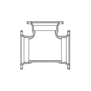 Tyler Pipe 074243 Compact Tee 6 in Nominal REPLACEMENT MPN