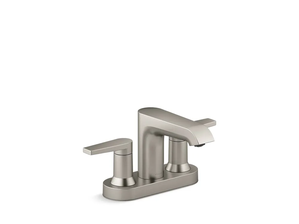 Kohler 37894-4-BN Hint Centerset bathroom sink faucet, 1.2 gpm