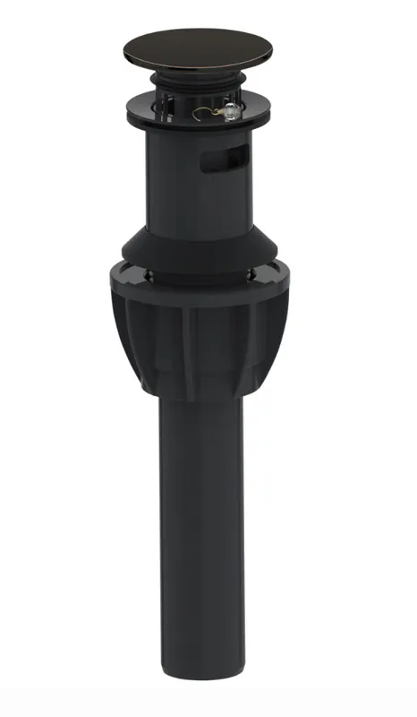 Compass Manufacturing 892-7532 Easy Clean Push Style Pop-Up Drain with Drain Safeguard