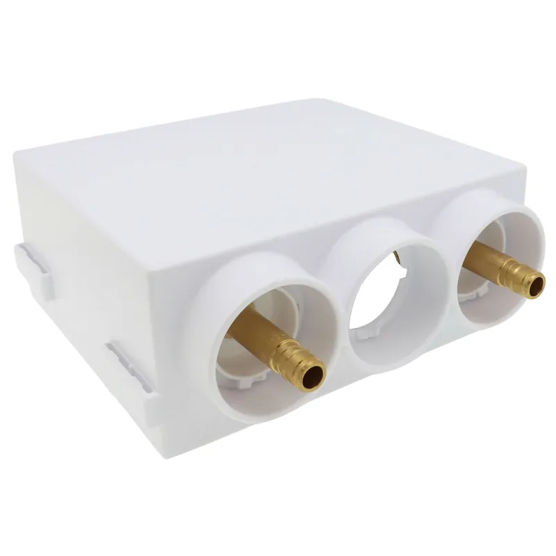 Oatey 38563 Quadtro Contractor Washing Machine Outlet Box F1960 Tail Piece, 1/4 inches Turn, 2 inches Hub