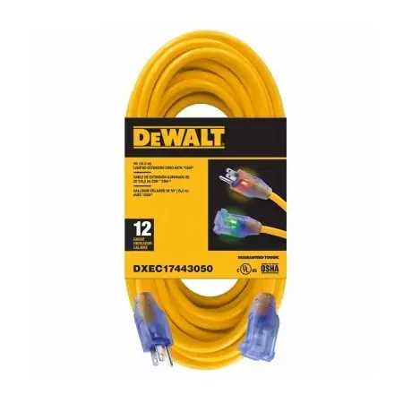 Century Wire & Cable DXEC17443050 50 feet and 123 Ext Cord