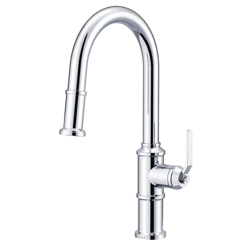 Danze D454437 Kinzie 1H Pull-Down Kitchen Faucet w/ Snapback Retraction 1.75gpm