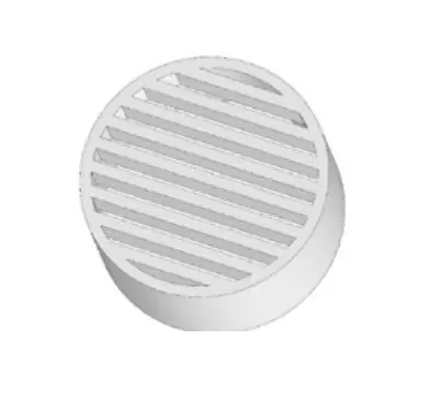 Stan Roberts P911 P Series Drain Grate Fitting/Connector, 4 in Nominal, Spigot End Style