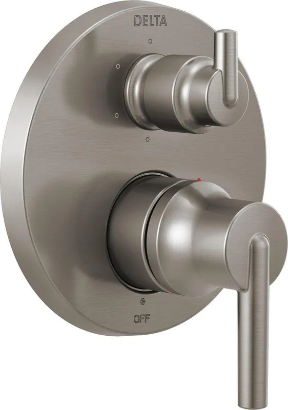 Delta Faucet T24959-SS Trinsic Two Handle Pressure Balancing Valve Trim 6-Setting REPLACEMENT R22000