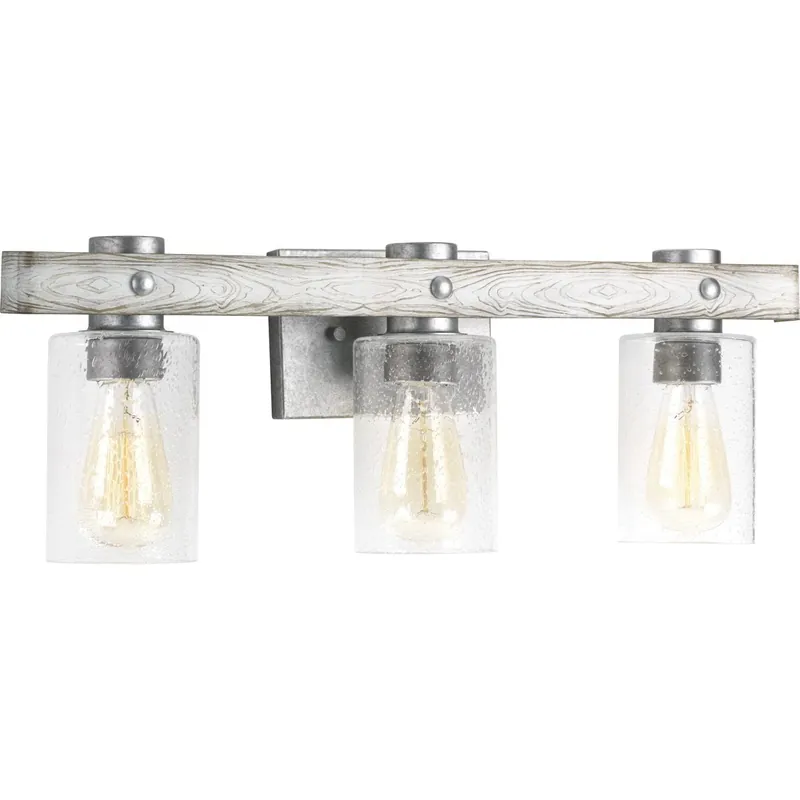 Progress Lighting P300125-141 Gulliver 24 x 8-1/2 in. 180W 3-Light Medium E-26 Incandescent Vanity Fixture