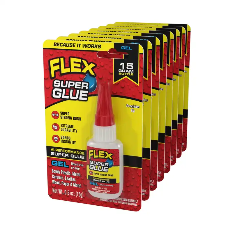 FLEX SEAL SGGELB15 Flex Super Glue Gel Bottle 15g