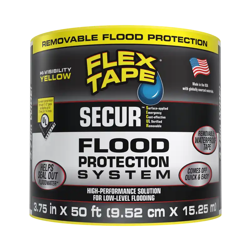 FLEX SEAL RTSYELR0450 Flex Tape Flood Protection MAX 3.75 in. x 50 ft.