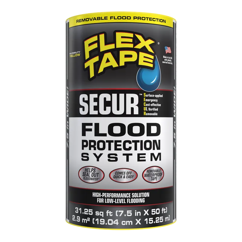 FLEX SEAL RTSYELR0850 Flex Tape Flood Protection MAX 7.5 in. x 50 ft.