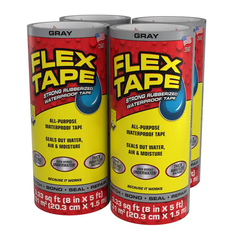 Flex Seal TFSGRYR0805 Flex Tape Gray 8x5