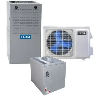 ACIQ ACiQ-18-AC 1.5 Ton 16 SEER2 80% 60,000 BTU Furnace & AC System - R410A Multi-Positional