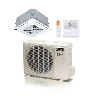 ACIQ ACIQ-18ZPL-HP230C 18,000 BTU ACiQ Extreme 20 SEER2 Single Zone Ceiling Cassette Mini Split System - R454B