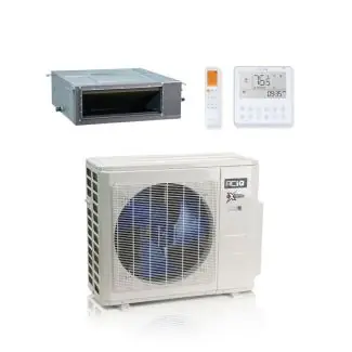 ACIQ ACIQ-24ZPL-HP230C 24,000 BTU ACiQ Extreme 19 SEER2 Single Zone Concealed Duct Mini Split System - R454B