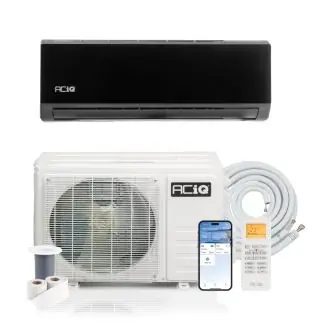 ACIQ ACIQ-K12Z-HP230B / ACIQ-K12W-BL-HP230B 12,000 BTU ACiQ Essentials 20 SEER2 Single Zone Wall Mount Mini Split Heat Pump System - R454B