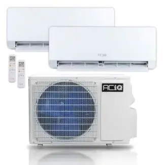 ACIQ ACIQ-18Z-E-M2 18,000 BTU Mini Split Heat Pump System w/15' Line Set R32 230V
