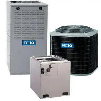 ACIQ R5H5S24AKAAA 2 Ton 15.5 SEER2 92% AFUE 100,000 BTU ACIQ Gas Furnace and Heat Pump System - Multi-Positional