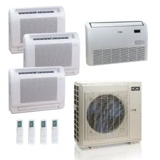 ACIQ ES-55Z-M6C 55,000 BTU ACiQ Standard 22 SEER2 Mini Split Heat Pump System