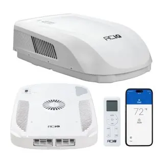 ACIQ ACIQ-15RVZ-WH RV Air Conditioner 15000 BTU Rooftop with Heat Pump