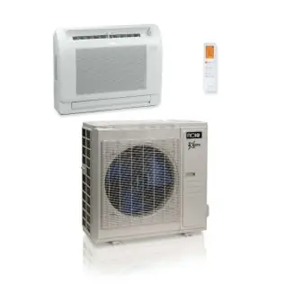 ACIQ ACIQ-36ZPL-HP230C / ACIQ-36FM-HH-MD 36,000 BTU ACiQ Extreme 20 SEER2 Single Zone Floor Mount Mini Split System - R454B
