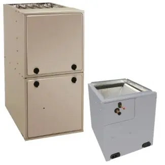 ACIQ R92MSN1002120A 5 Ton 92% AFUE 100,000 BTU Furnace and Coil System - Upflow/Downflow - EVD5X60M21A