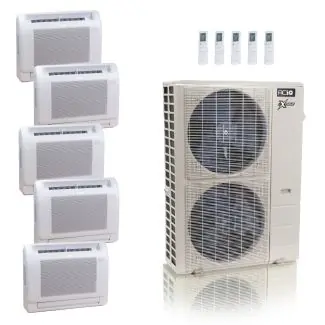 ACIQ ACIQ-55Z-HH-M6C Floor Mount Mini Split Heat Pump System - R454B
