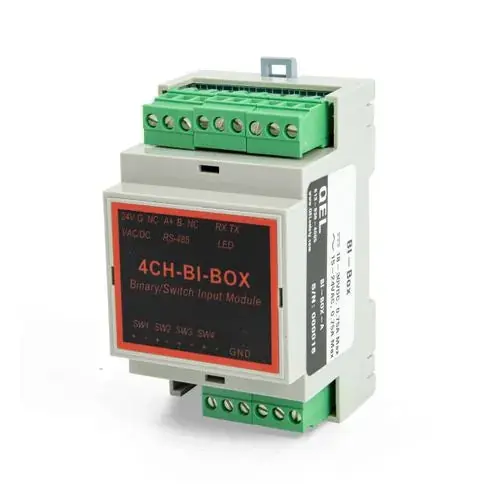 Io Hvac Controls BI-BOX-0 4 Channel Relay Input Module For Q-Controller BI-BOX-0