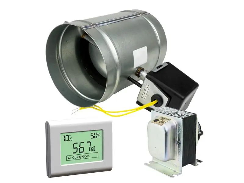Io Hvac Controls CO2-2POS-06 6 inches Two Position Demand CO2 Ventilation Kit
