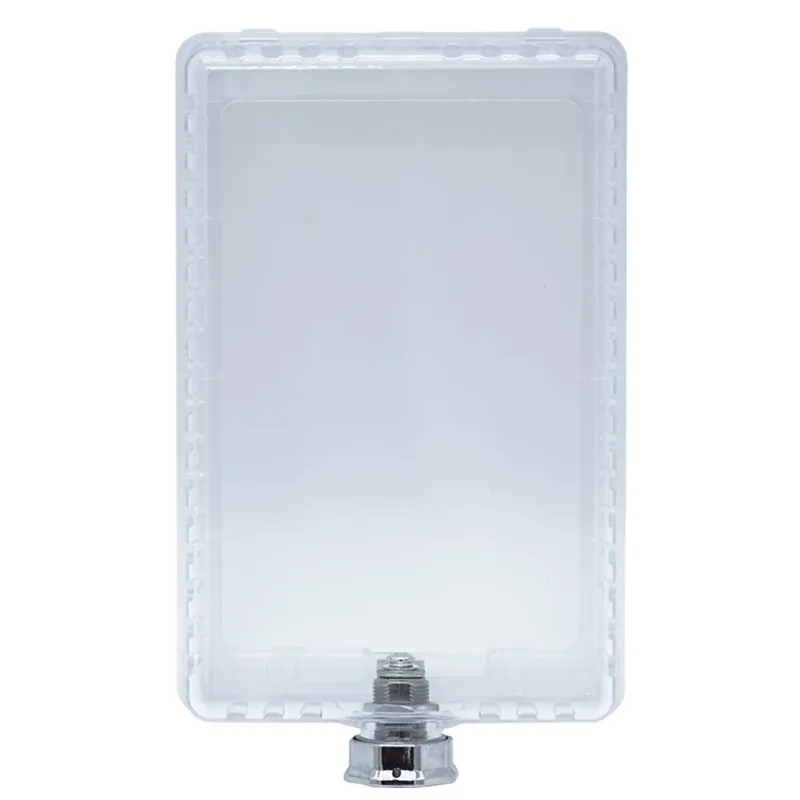 Io Hvac Controls iO-TGL-COMBO TGL Clear Universal Thermostat Cover Guard With Combination Lock Box 9 inchesL x 5.95 inchesW x 2.65 inchesH