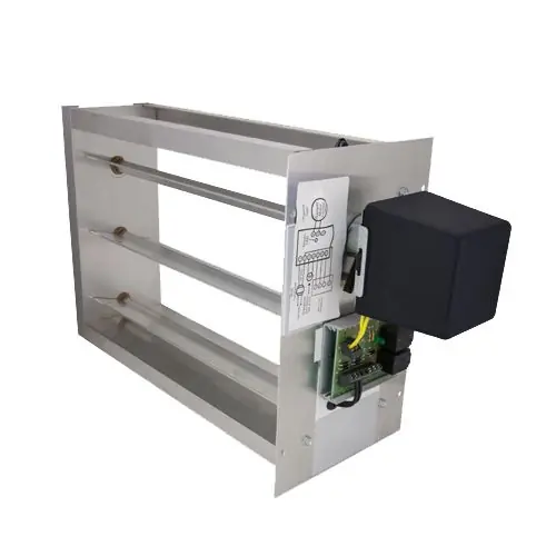 Io Hvac Controls D-Z1-4024 40 inches x 24 inches Two-Position Zone One Damper Assembly