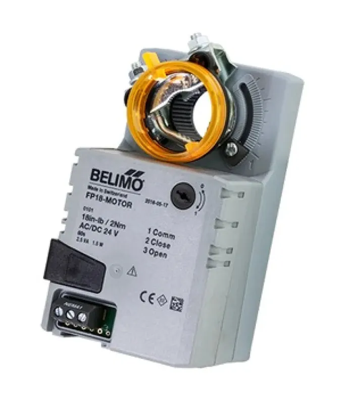 Io Hvac Controls FP18-BZD-Motor Belimo Fp18-Bzd-Motor 60 Second, 18In-Lb Actuator For Bzd Dampers