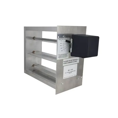 Io Hvac Controls HD-2408-PO-120V Two-Position Zone Damper - Powered Open, 120V 24 inches x 8 inches